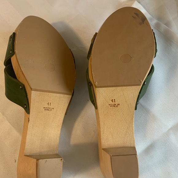 Italian leather clogs - Picture 5 of 5